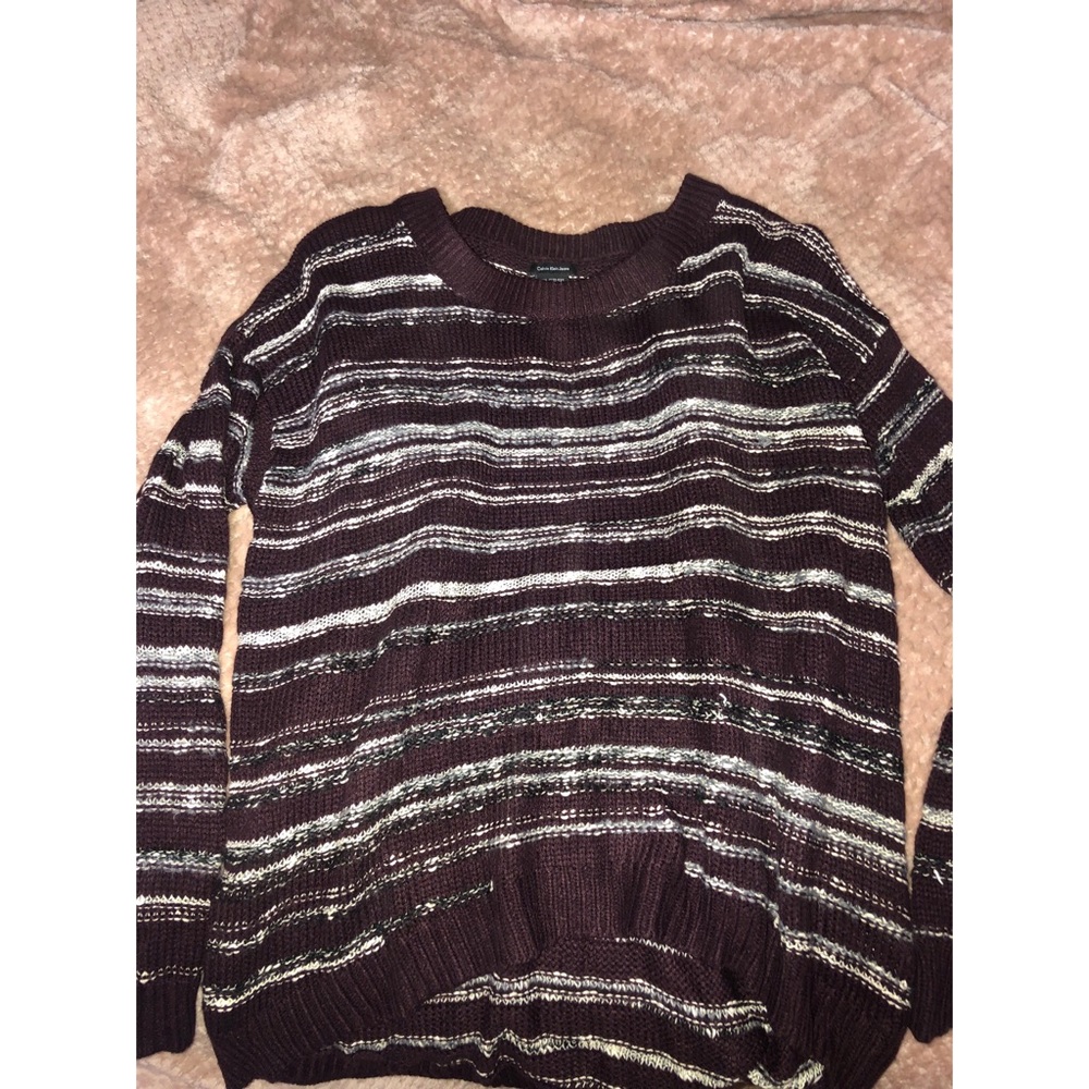 Striped Knit Sweater